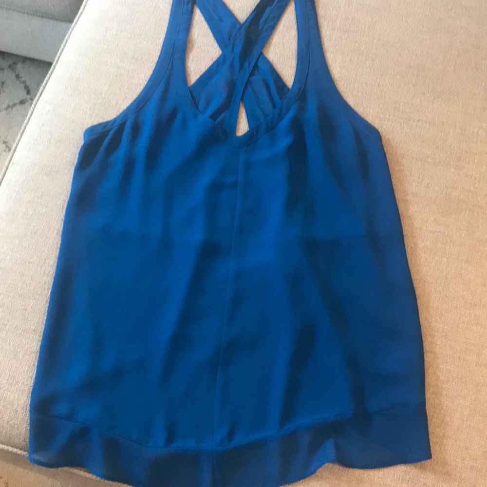 Blue tank